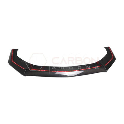 Real Carbon Fiber Front Lip Splitter for 2024+ Ford Mustang Dark Horse (3-Piece Set)
