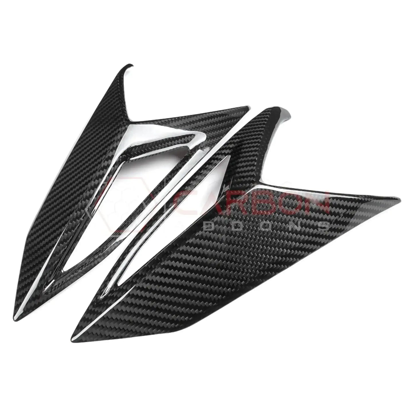 C8 Corvette Rear Taillight Side Lamp Frame Cover – Real Dry Carbon Fiber (2020–2026 Stingray, Z51, Z06, ZR1, HTC & Coupe)