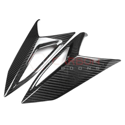 C8 Corvette Rear Taillight Side Lamp Frame Cover – Real Dry Carbon Fiber (2020–2026 Stingray, Z51, Z06, ZR1, HTC & Coupe)