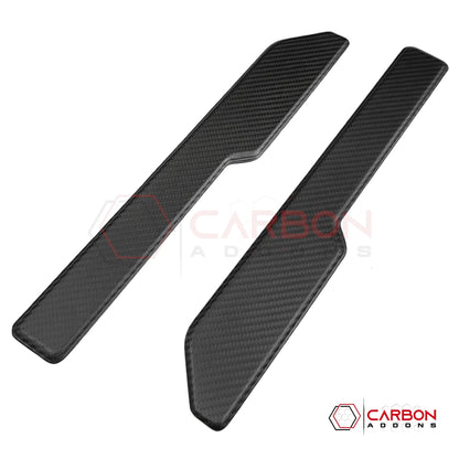 Real Carbon Fiber Interior Door Trim Covers for 2021+ Ford Bronco 2-Door (Glossy or Matte)