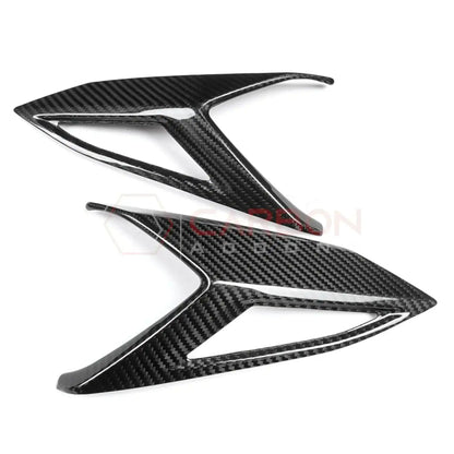 C8 Corvette Rear Taillight Side Lamp Frame Cover – Real Dry Carbon Fiber (2020–2026 Stingray, Z51, Z06, ZR1, HTC & Coupe)