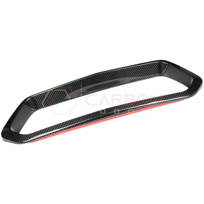 C8 Z06/ERay Corvette Carbon Fiber Rear Bumper Diffuser Exhaust Tail Pipe Surround Trim Cover