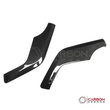 C8 Corvette Real Carbon Fiber Dashboard Speaker Trim Covers | Interior Overlay (2020–2025)