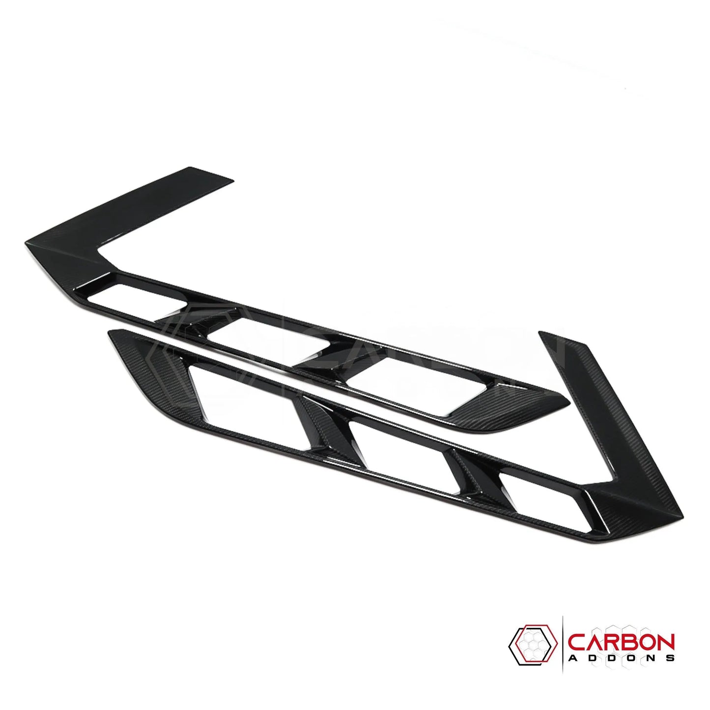 C8 Corvette Real Carbon Fiber Rear Hatch Vent Covers | Exterior Upgrade (2020–2026)