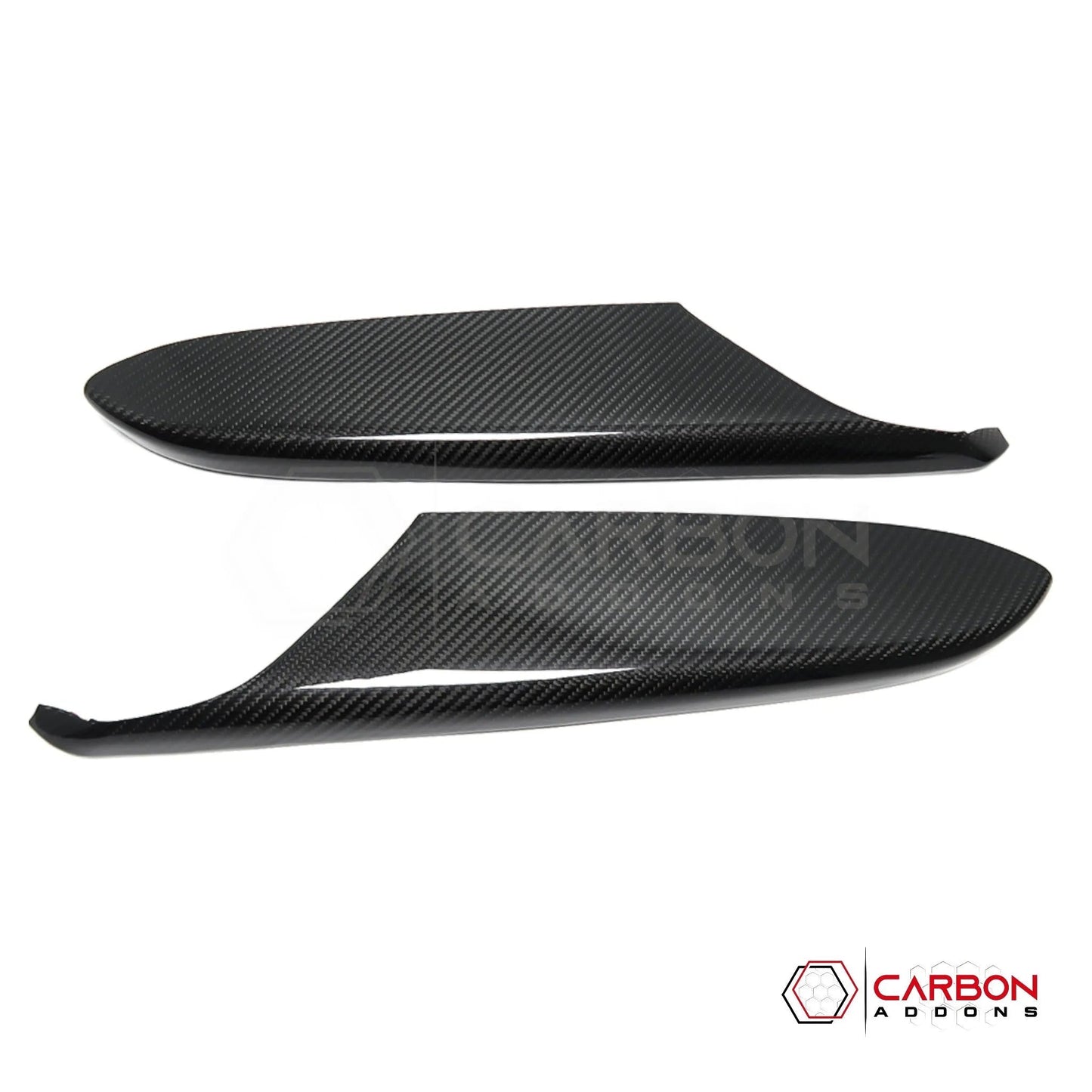 C8 Corvette Real Carbon Fiber Door Panel Armrest Covers | Interior Overlay (2020–2026)