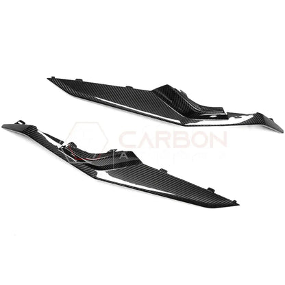 C8 Corvette Z06 Real Carbon Fiber Front Bumper Grille Trims | Cover or Direct Replacement (2023+)
