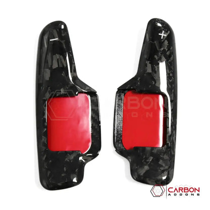 C8 Corvette Real Carbon Fiber Paddle Shifter Covers | Interior Upgrade (2020–2026)