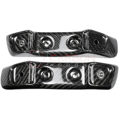 C8 Corvette Real Carbon Fiber Seat Belt Holder Buckle Replacements | GT2 & Competition Sport Seats (2020–Present)