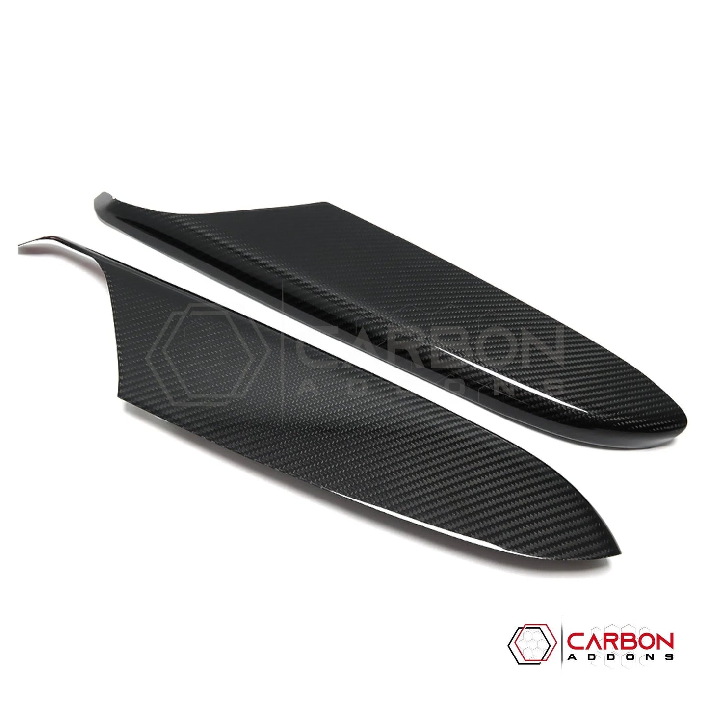 C8 Corvette Real Carbon Fiber Door Panel Armrest Covers | Interior Overlay (2020–2026)