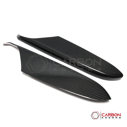 C8 Corvette Real Carbon Fiber Door Panel Armrest Covers | Interior Overlay (2020–2026)