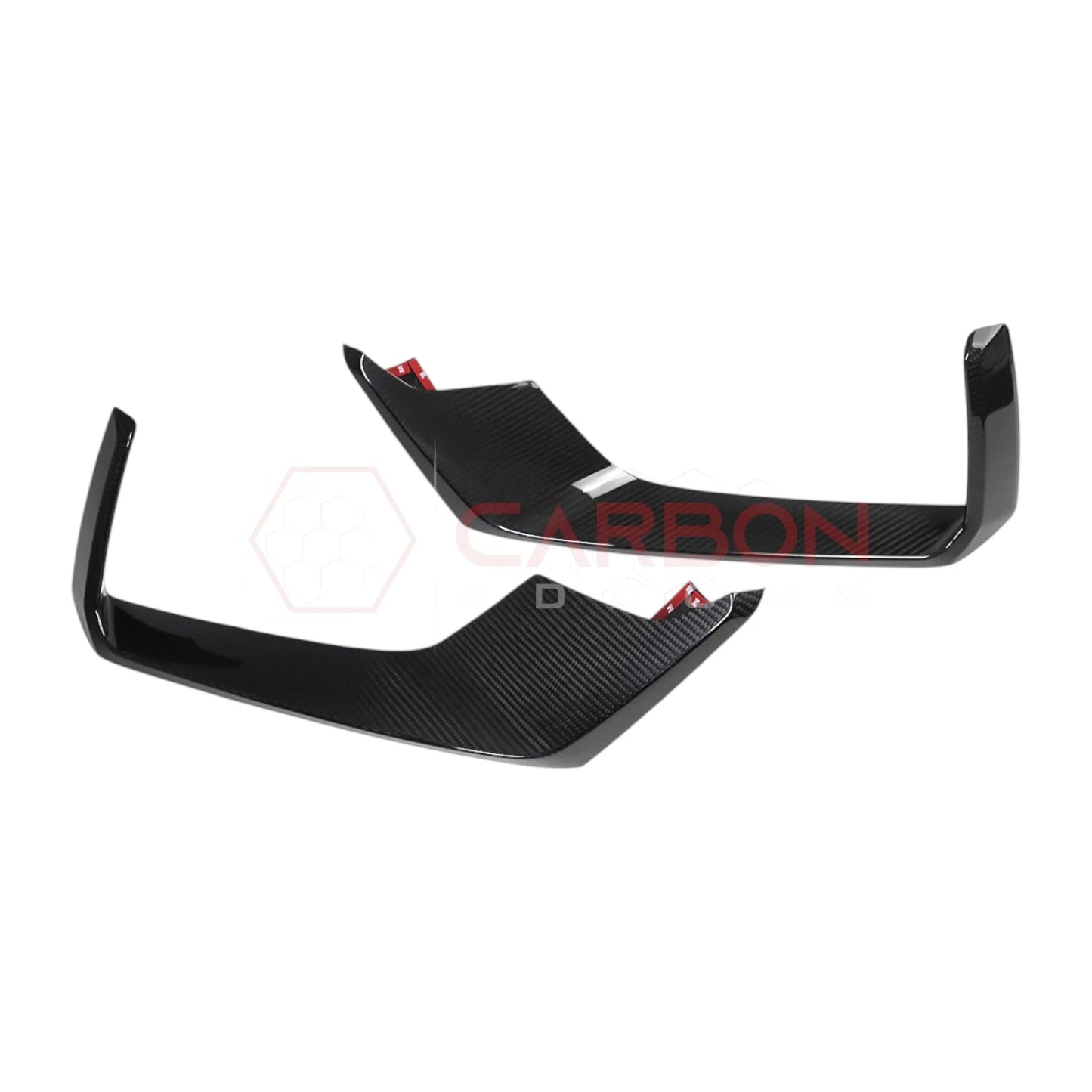 2024+ Mustang S650 Dark Horse Front Fog Light Lower Trim Real Carbon Fiber Cover