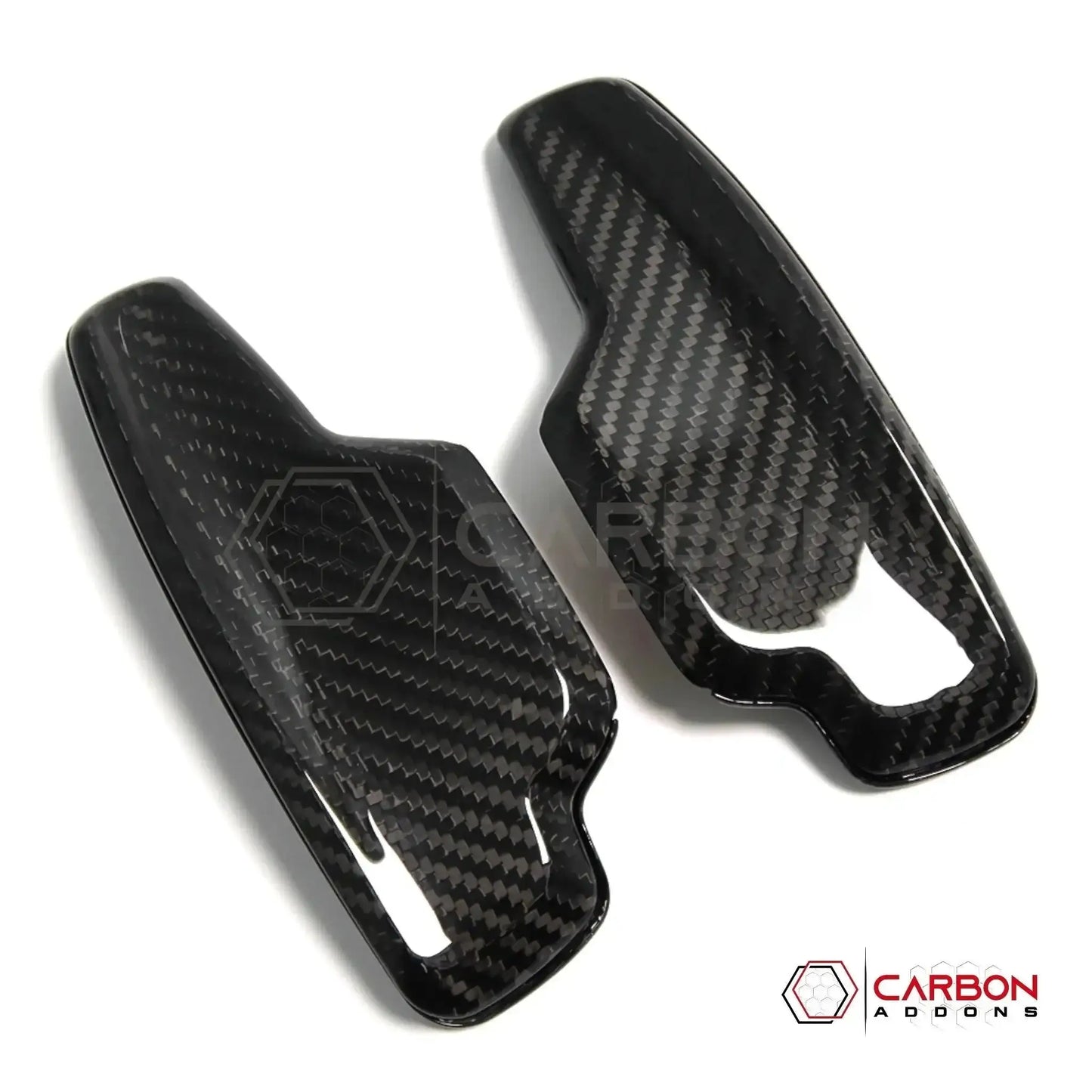C8 Corvette Real Carbon Fiber Paddle Shifter Covers | Interior Upgrade (2020–2026)