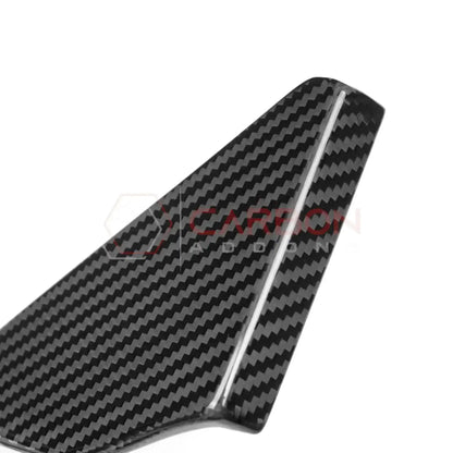 Real Carbon Fiber Rear Door Window Triangle Trim Covers For 2021–2025 Ford Bronco