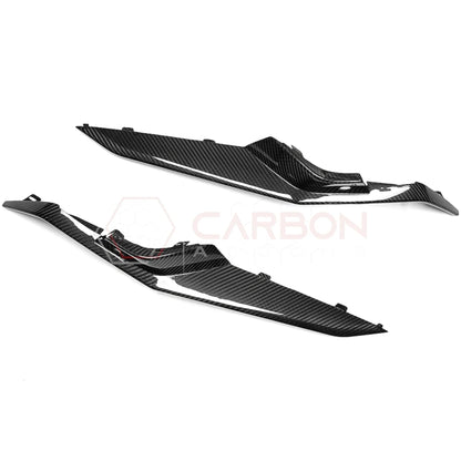 C8 Corvette Z06 Real Carbon Fiber Front Bumper Grille Trims | Cover or Direct Replacement (2023+)