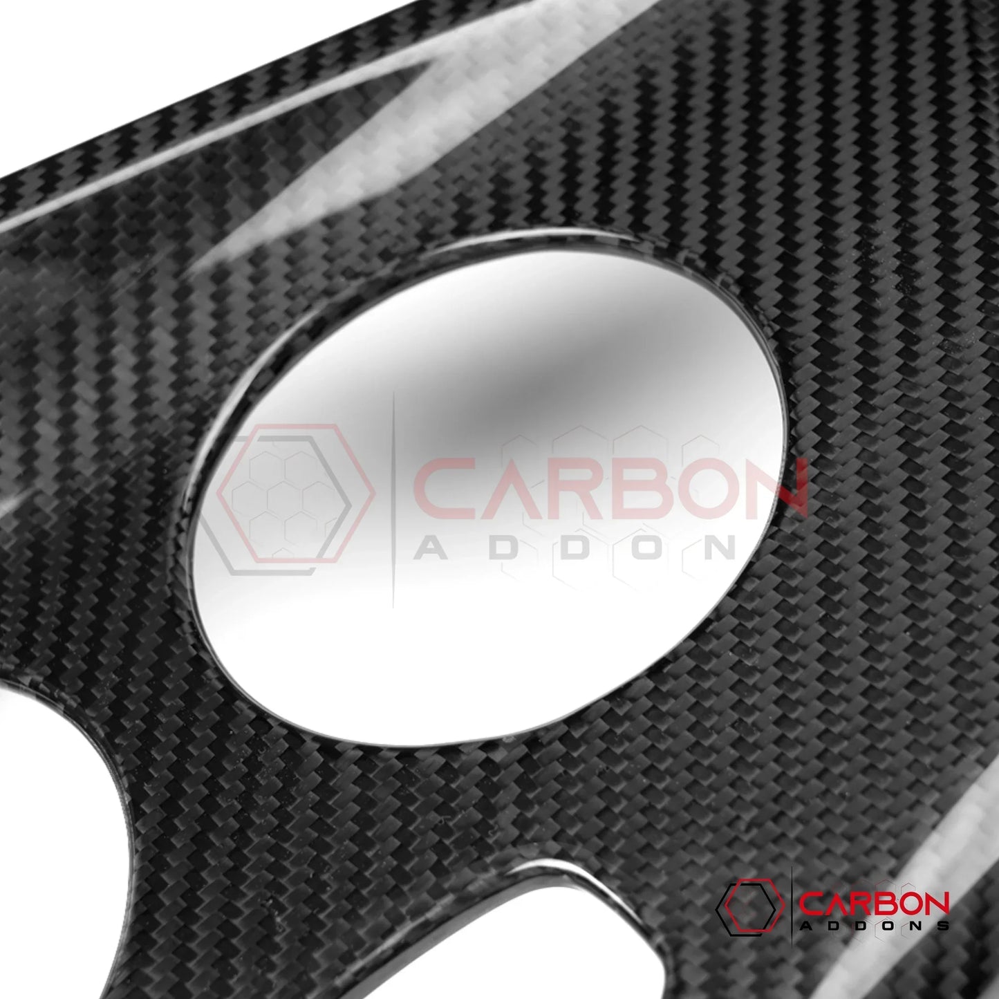 2026+ C8 Corvette Real Carbon Fiber Center Console Cover | Interior Upgrade