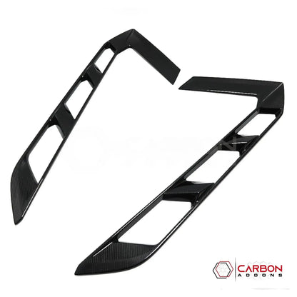 C8 Corvette Real Carbon Fiber Rear Hatch Vent Covers | Exterior Upgrade (2020–2026)