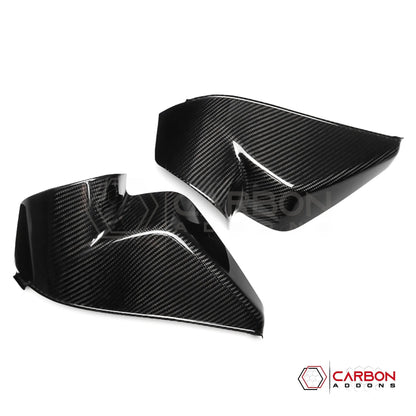 C8 Corvette Real Carbon Fiber Dashboard Door Sill Covers | Interior Overlay (2020–2026)