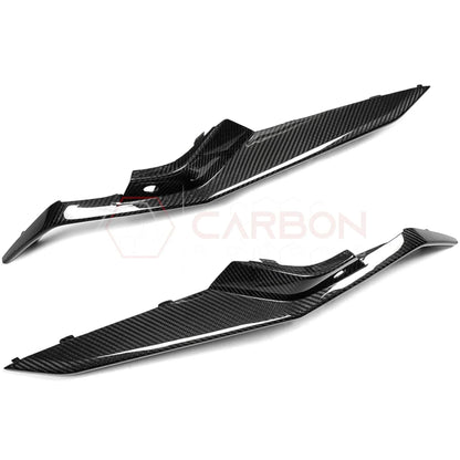 C8 Corvette Z06 Real Carbon Fiber Front Bumper Grille Trims | Cover or Direct Replacement (2023+)