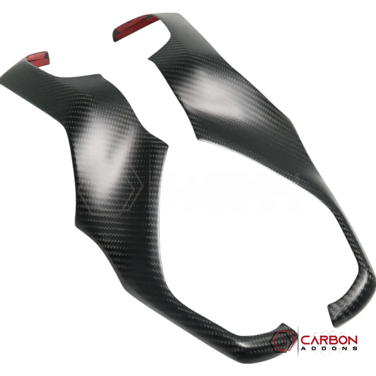 2019+ RAM 1500/TRX/RHO Radio Infotainment Screen Side Trim Hard Carbon Fiber Cover