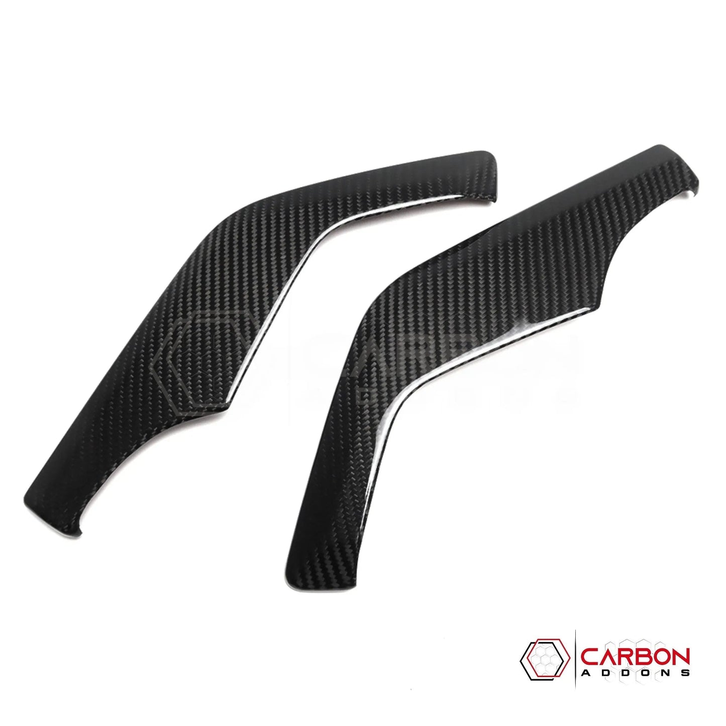 C8 Corvette Real Carbon Fiber Dashboard Speaker Trim Covers | Interior Overlay (2020–2025)