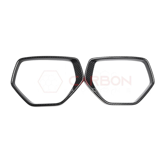 C8 Corvette Carbon Fiber Side Mirror Front Trim Cover (2020-2024)