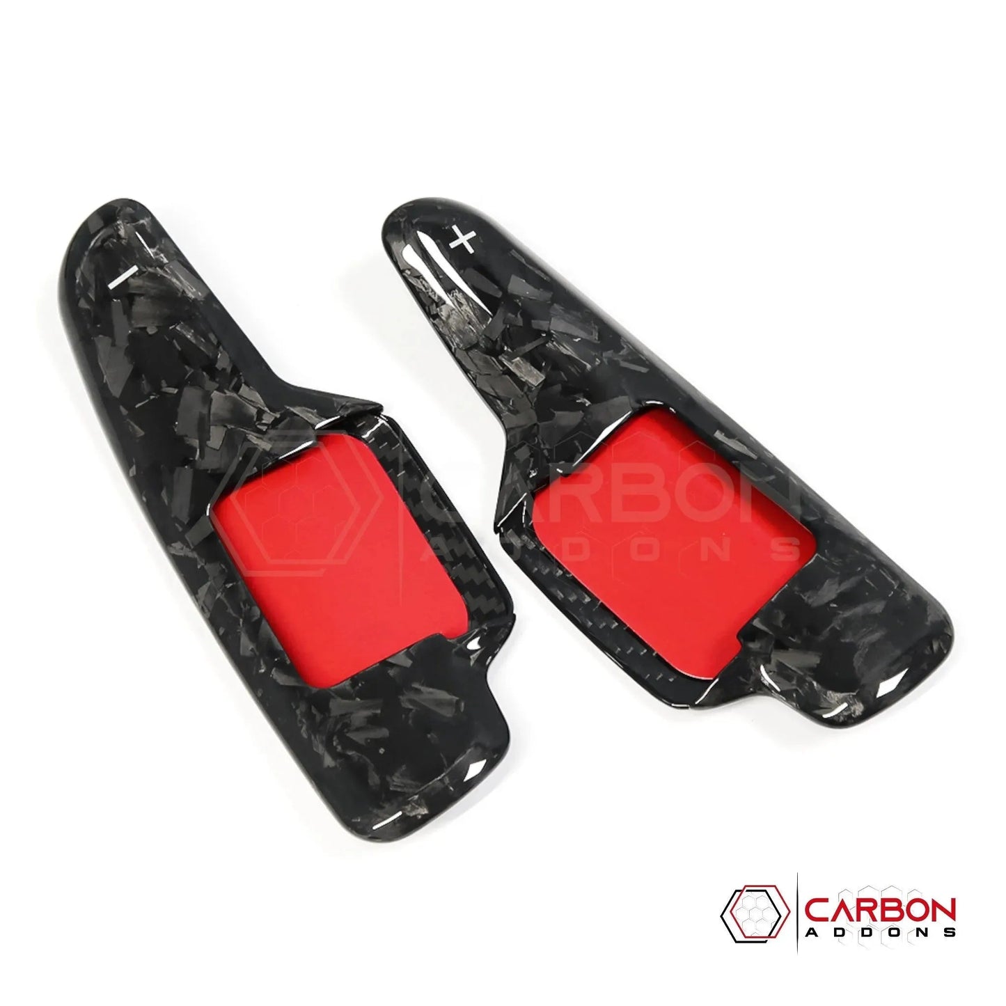 C8 Corvette Real Carbon Fiber Paddle Shifter Covers | Interior Upgrade (2020–2026)