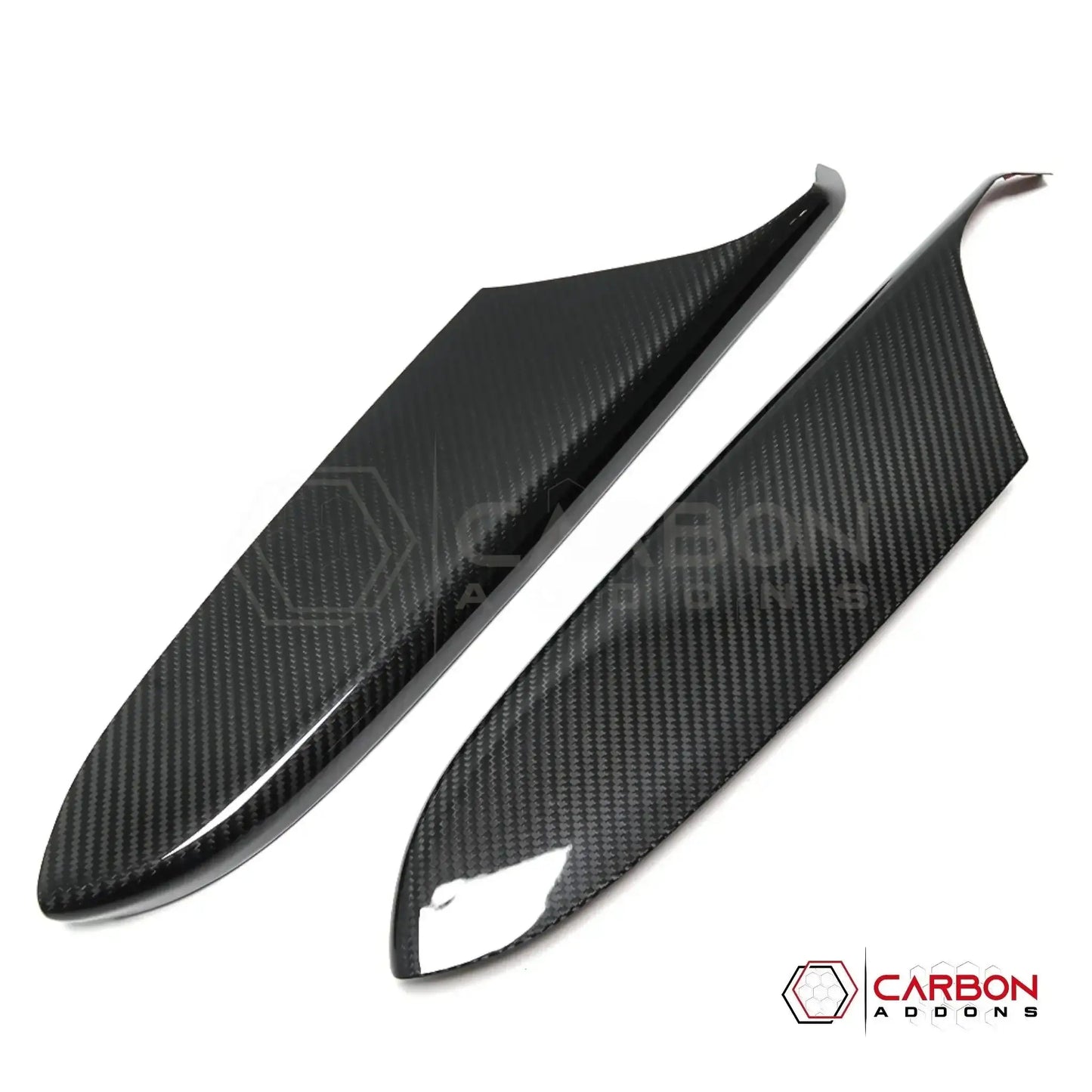 C8 Corvette Real Carbon Fiber Door Panel Armrest Covers | Interior Overlay (2020–2026)