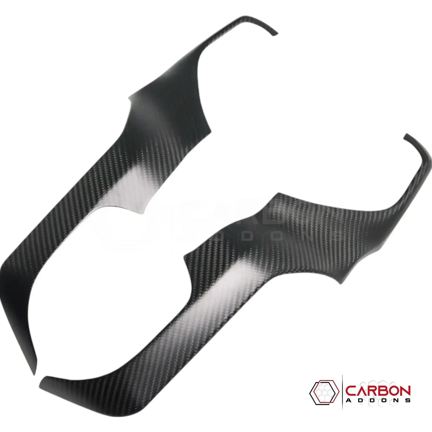 2019+ RAM 1500/TRX/RHO Radio Infotainment Screen Side Trim Hard Carbon Fiber Cover