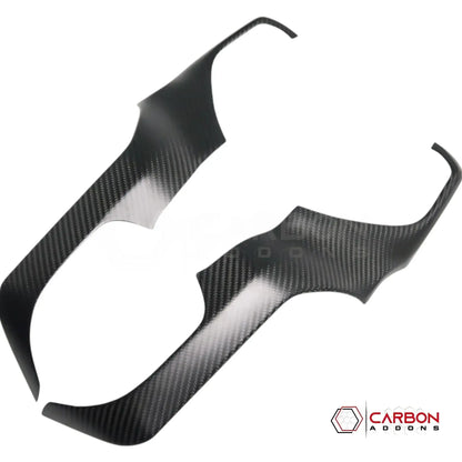 2019+ RAM 1500/TRX/RHO Radio Infotainment Screen Side Trim Hard Carbon Fiber Cover