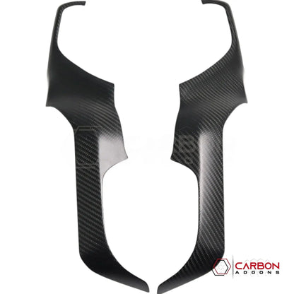 2019+ RAM 1500/TRX/RHO Radio Infotainment Screen Side Trim Hard Carbon Fiber Cover