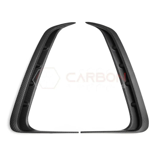2021+ RAM TRX/RHO Exterior Rear Fender Taillight Vent Trims Hard Carbon Fiber Covers