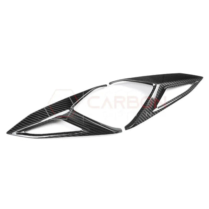 C8 Corvette Rear Taillight Side Lamp Frame Cover – Real Dry Carbon Fiber (2020–2026 Stingray, Z51, Z06, ZR1, HTC & Coupe)