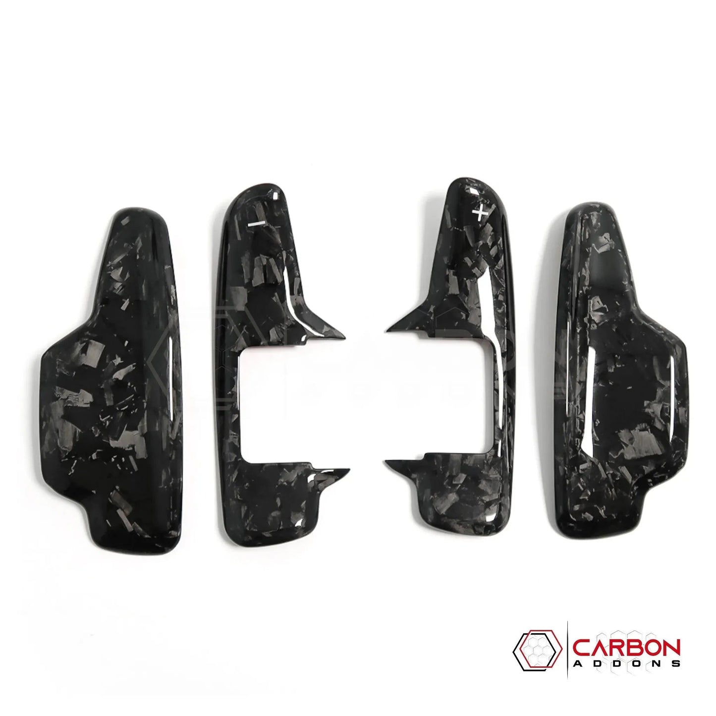 C8 Corvette Real Carbon Fiber Paddle Shifter Covers | Interior Upgrade (2020–2026)