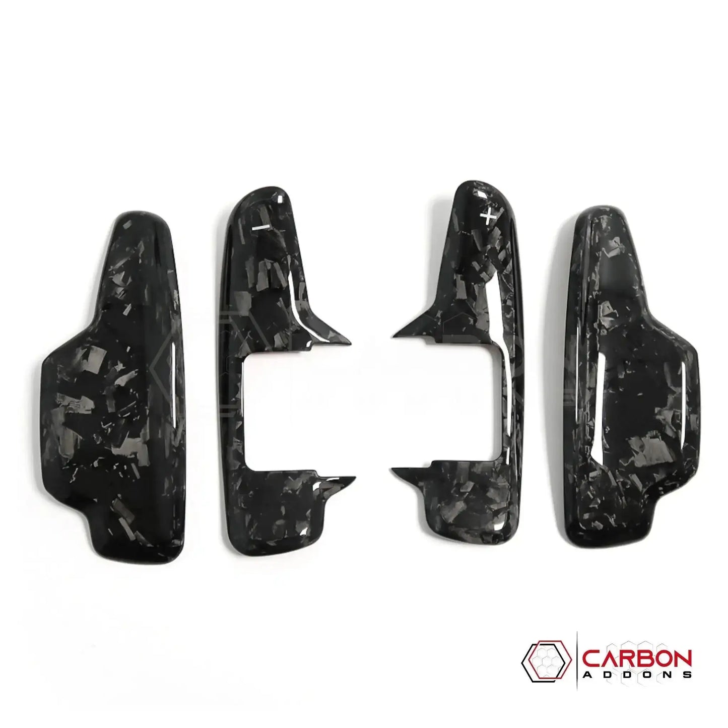 C8 Corvette Real Carbon Fiber Paddle Shifter Covers | Interior Upgrade (2020–2026)