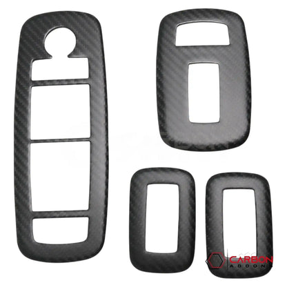 2019+ RAM 1500/TRX Interior Window Switch Trim Hard Carbon Fiber Cover