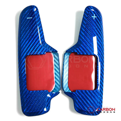 C8 Corvette Real Carbon Fiber Paddle Shifter Covers | Interior Upgrade (2020–2026)