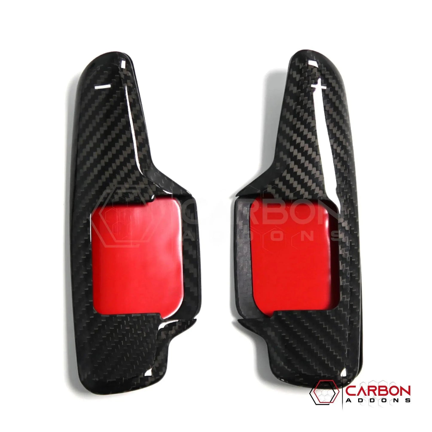 C8 Corvette Real Carbon Fiber Paddle Shifter Covers | Interior Upgrade (2020–2026)