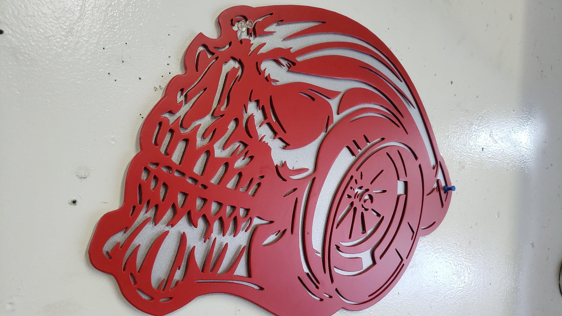 Turbo Skull Wall Art - Martin Metalwork LLC 