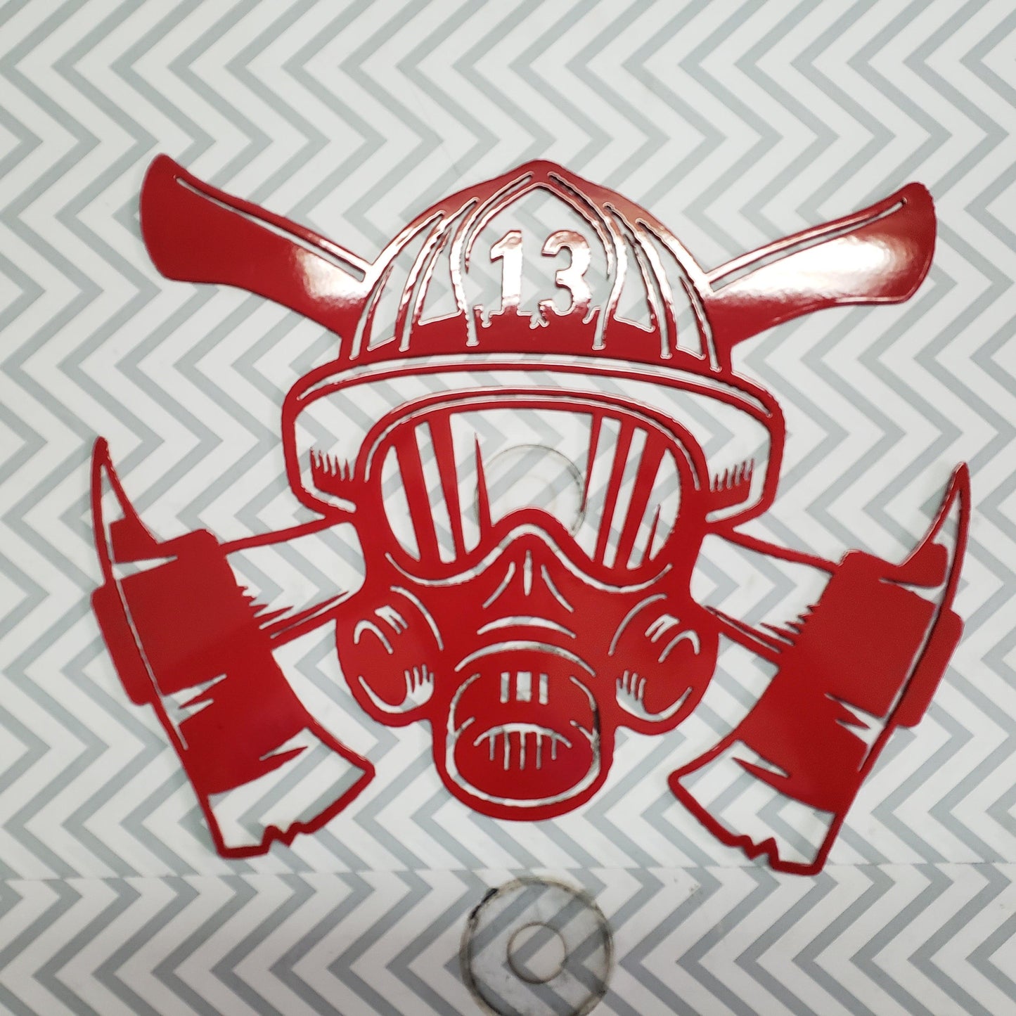 Customizable Fireman with axe - Martin Metalwork LLC 