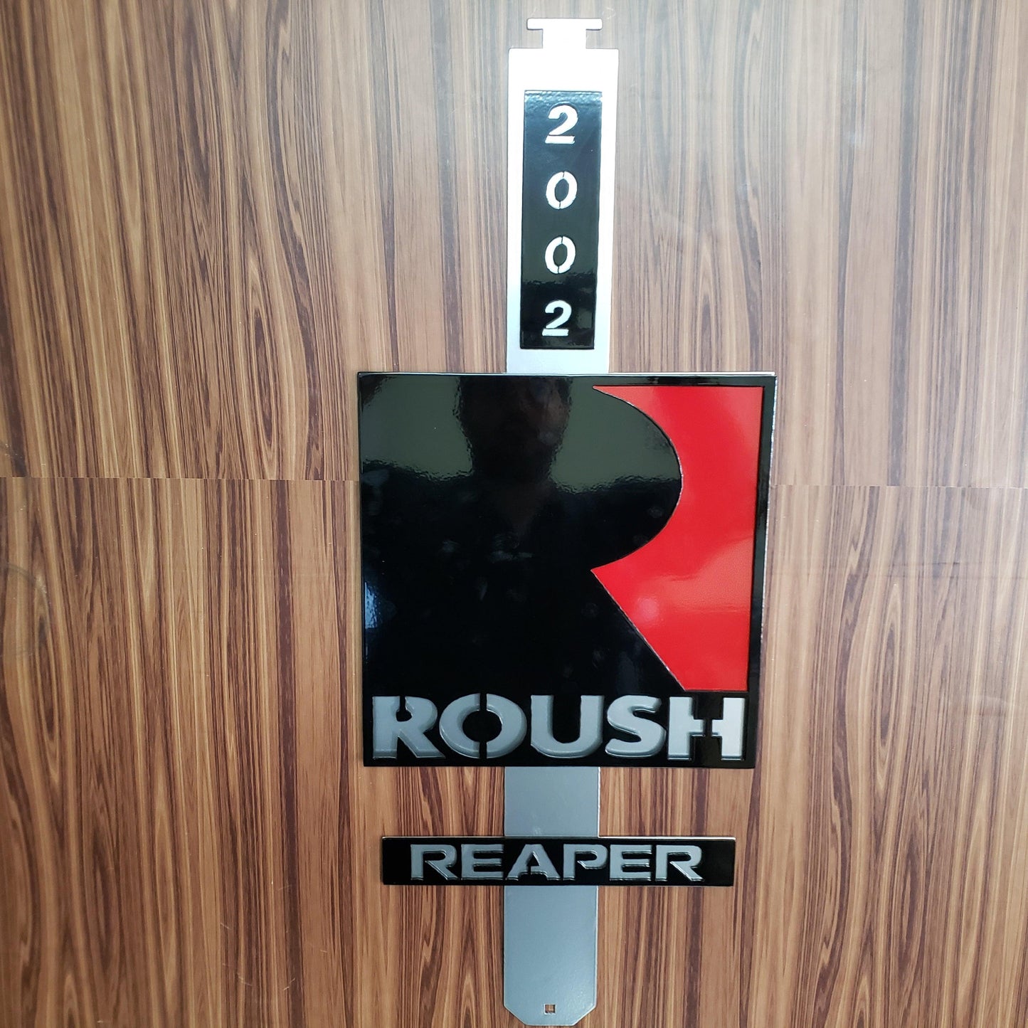 Roush Mustang Custom hood prop - Martin Metalwork LLC 