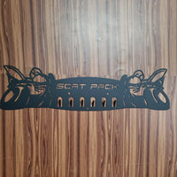 Dodge 30" SRT Scat Pack  Towel, Coat, and Hat Rack