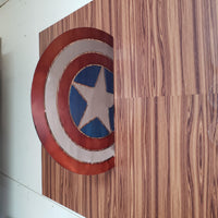 Metal Captain America Shield