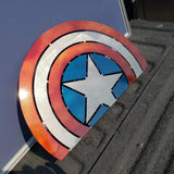 Metal Captain America Shield