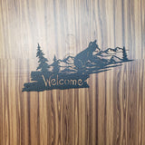 bear cub welcome sign
