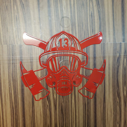 Customizable Fireman with axe - Martin Metalwork LLC 