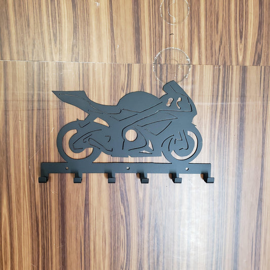 2007 suzuki GSXR Motorcycle Keychain Rack - Martin Metalwork LLC 