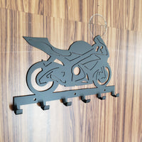 2007 suzuki GSXR Motorcycle Keychain Rack - Martin Metalwork LLC 