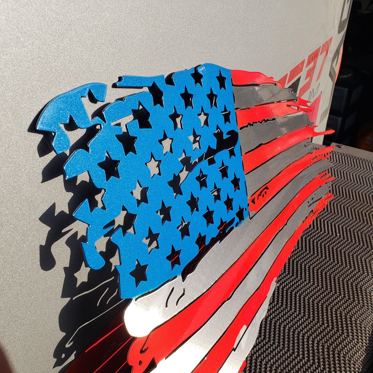 Tattered American flag - Martin Metalwork LLC 