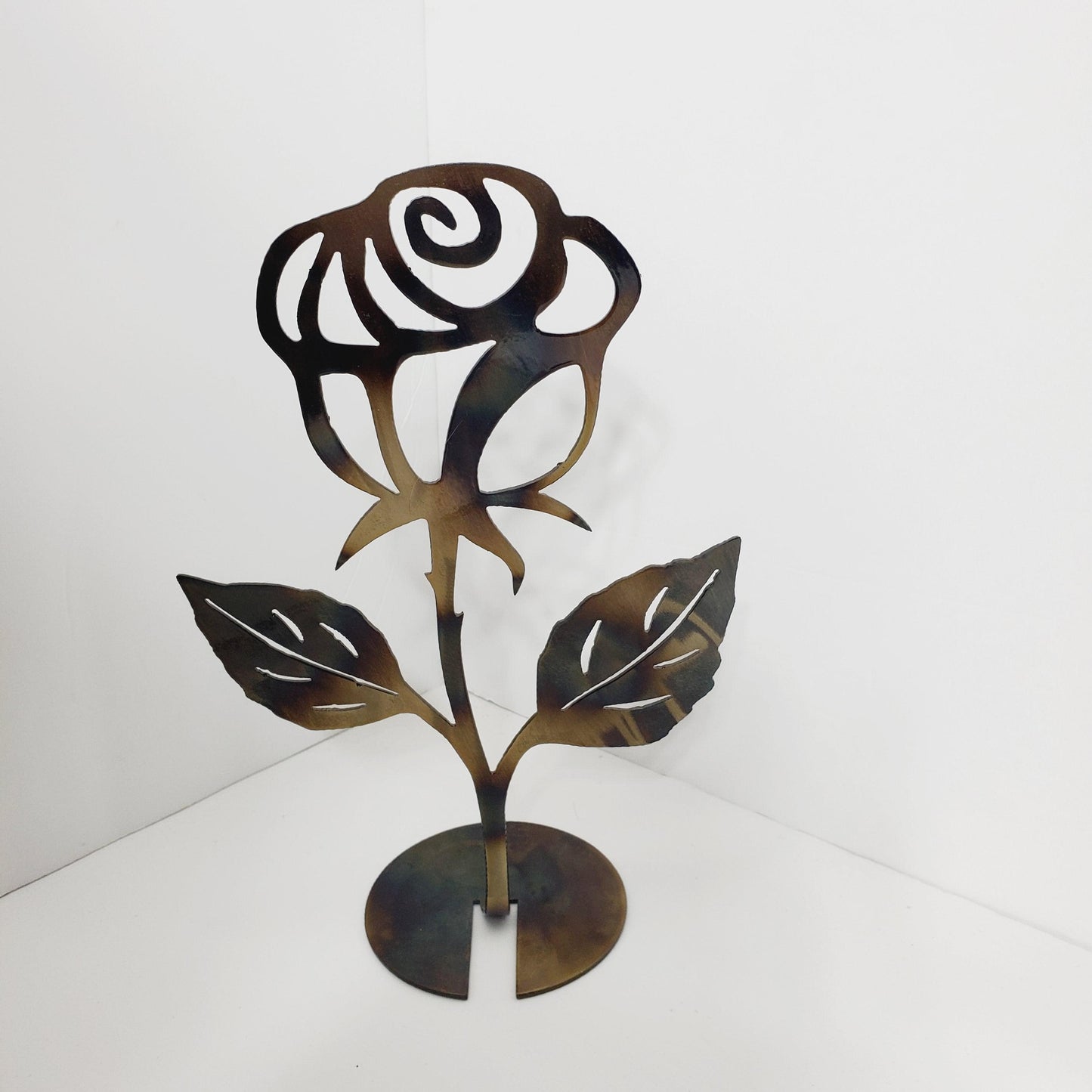 Colorful Metal Powder Coated Roses | Indoor Home Décor - Martin Metalwork LLC 