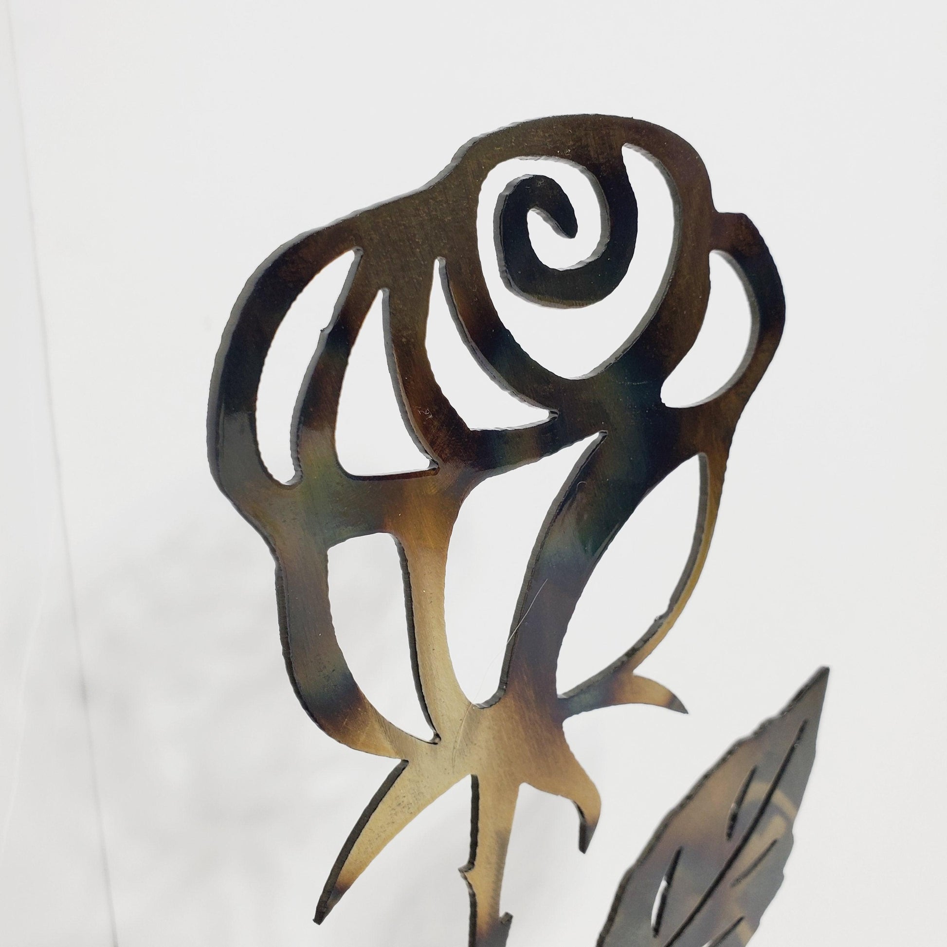 Colorful Metal Powder Coated Roses | Indoor Home Décor - Martin Metalwork LLC 